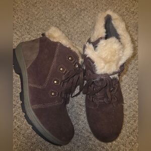 Earth Origins Leather Boots Womens Sz 10W EUC